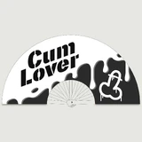 Cum Lover Hand Fan