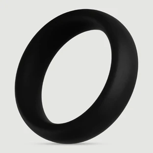 Forto F-64 Anneau de 50 mm de large en silicone - Noir