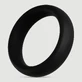 Forto F-64 Anillo de silicona para el pene de 50 mm de ancho - Negro