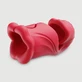 Open Your Flower Silicone 9-Function Male Masturbator With Vibration - Red