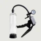 Pump It Up Penispumpe mit Manometer - Transparent