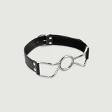 Spider Open Mouth Metal Gag - Silver