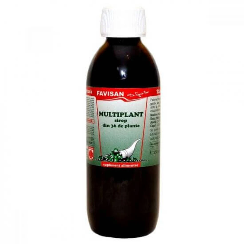 Jarabe multiplantas de 36 hierbas, 250 ml, Favisan