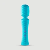FemmeFunn Ultra Wand Potente vibrador de silicona para masajes - Azul
