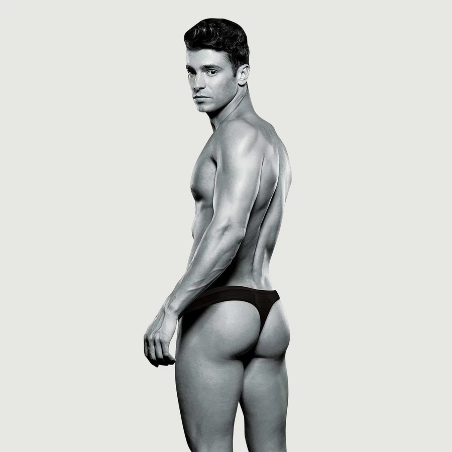Bad Boy Tanga - Schwarz - Medium/Groß
