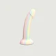 Phosphoreszierende Dildolls Fantasia Premium Silikon Dildo mit Saugnapf - Multicolour