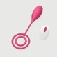 Sexopolis My Remote Play Ribbed Silicone Remote Controlled Bullet VIbrator With Handle - Pink