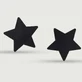Star Sticky Nipple Cover - Black
