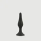 Anaal Beginners Basis Silicone Medium Butt Plug met Zuignap - Zwart
