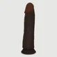 Luis 19 cm Dubbellaagse Silicone Ultra Realistische Dildo met Zuignap - Zwart