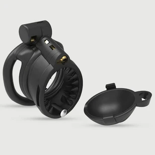 Spike Open Chastity Cage 6,5 x 3 cm - Black