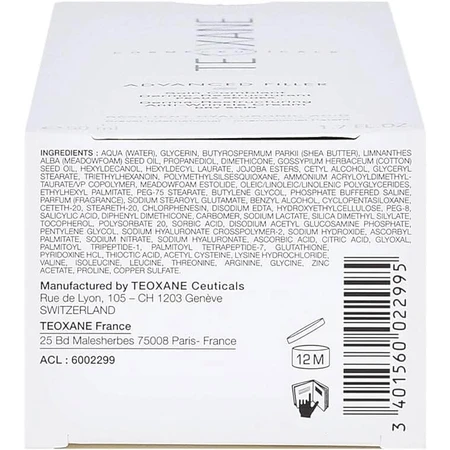Advanced Filler anti-wrinkle cream for dry skin, 50 ml, Teoxane