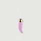 Vibrator Bullet de mână din silicon Curved Delight - Violet