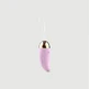 Vibrator Bullet de mână din silicon Curved Delight - Violet