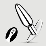 Danika Plug anal vibrador metálico con mando a distancia - Plata