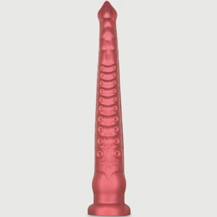 Silikon Oktopus Tentakel Dildo mit Saugnapf 43 x 6 cm - Rot