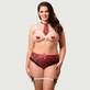 Plus Size Sexy Open Beker Schoolmeisje Kostuum - Groot/X-Large