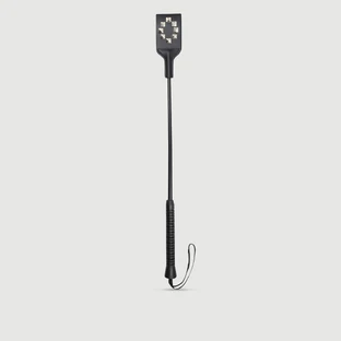 Quadratische Kopfbedeckung mit Metallnieten 53 cm- Schwarz