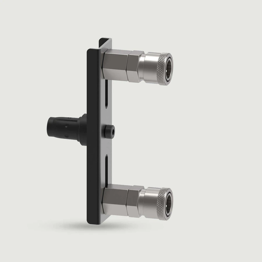 Dual Dildo Adapter For Sexopolis Sex Machines - Black