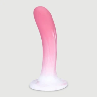 Jasper 15 cm gode classique en silicone avec ventouse - rose