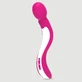 Sonia Premium Wand Massage &amp; Curved Vibrator 2 in 1 Stimulation - Rose