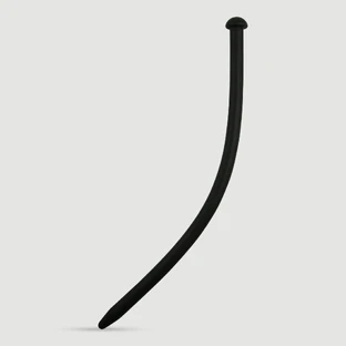Sonda uretral de silicona 300 x 11,5 mm - Negra