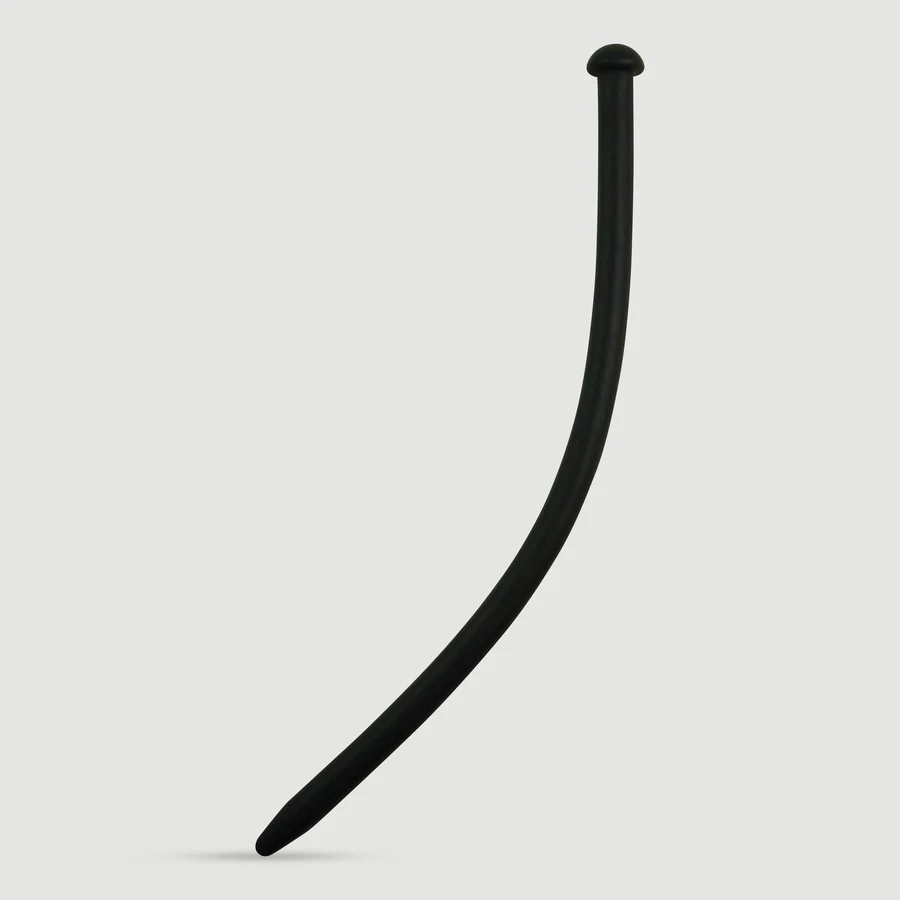 Sonda uretral de silicona 300 x 11,5 mm - Negra