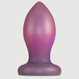 Dikke siliconen anaalplug voor anale stretch 21 x 9,1 cm - Roze