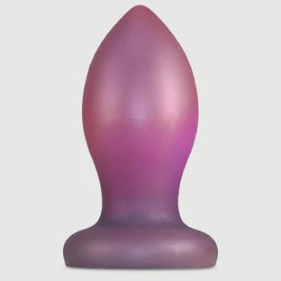 Dikke siliconen anaalplug voor anale stretch 21 x 9,1 cm - Roze