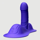 The Casting Couch Silicone Insertable Smooth Vibrator - Purple