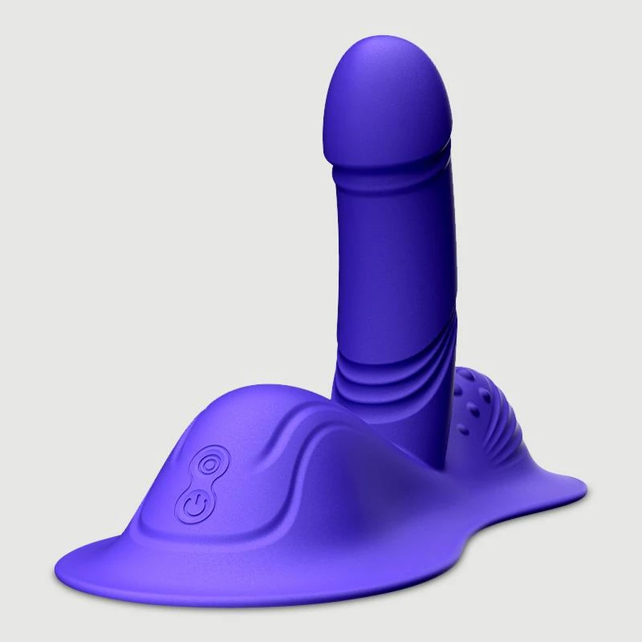 The Casting Couch Vibrador Liso Insertable de Silicona - Morado