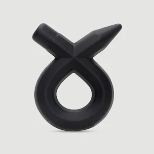 Delta Liquid Silicone Flexibler Cock Ring - Schwarz