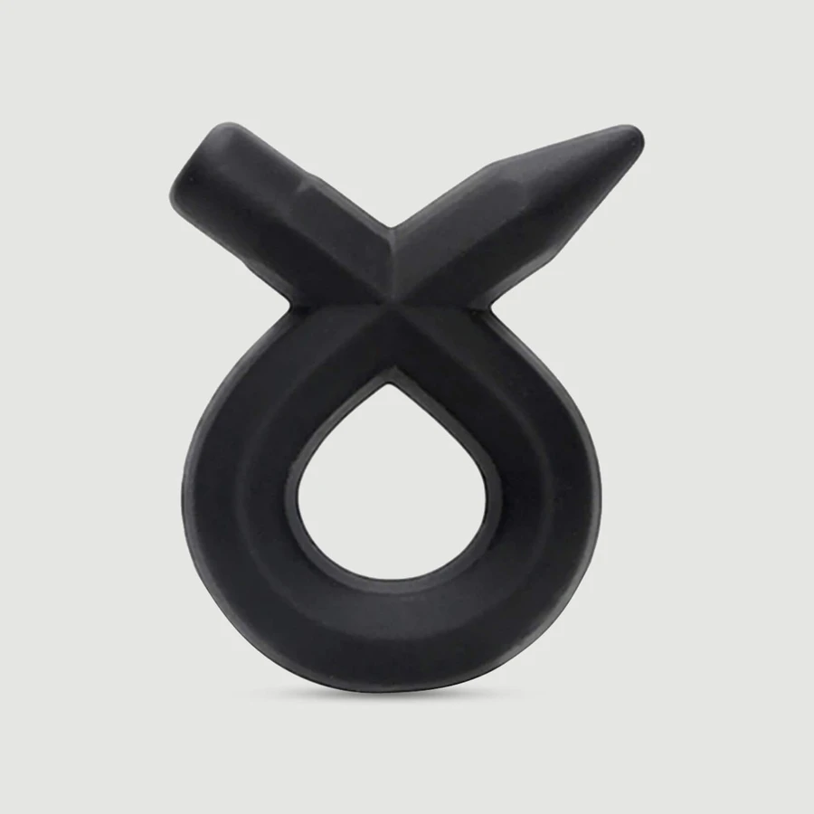 Delta Liquid Silicone Flexibler Cock Ring - Schwarz