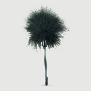 Feather Tickler With Easy Handle - Black