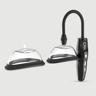 Pump My Pussy Electric Pump With 2 Cups - Transparent
