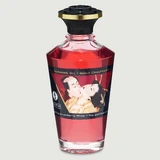 Shunga Aphrodisiakum & wärmendes Kuss-Öl Sekt-Erdbeere - 100 ml
