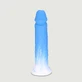 Blake 17 cm Consolador de silicona realista con ventosa - Azul