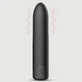 Doria Rechargeable Silicone Bullet Vibrator - Black