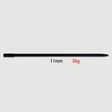350 x 11 mm Sonde urétrale en silicone - Noir