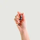 Anal Collection Medium Metalen Butt Plug met Hartjuweel - Roze/Transparant