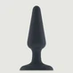 Best Vibe Plug Medium Vibrierender Silikon Butt Plug - Schwarz