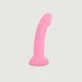 Dildolls Glitzy Premium Gode en silicone avec ventouse - Rose
