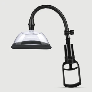 Manuelle Pussy-Pumpe mit Handgriff-Set - Transparent