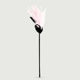 Pluma larga Tease Series Cinta Tacto Cosquillas Con Lazo De Raso - Rosa