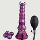 Dragon Ovipositor Consolador de Silicona con Ventosa - Morado