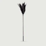 Lange Feder Tease Serie Midnight Feather Sensory Wand - Schwarz