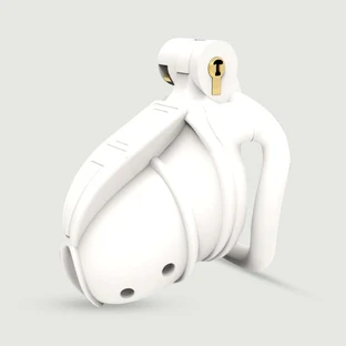 Jaula de Castidad Stegria 7 x 3,5 cm - Blanca