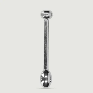 Tapón uretral metálico 8 mm - Plata