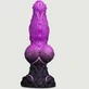 Silikon Hundedildo mit Kugeln &amp; Saugnapf 23 x 5,3 cm - Lila