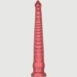 Siliconen Octopus Tentakel Dildo met Zuignap 52 x 7,5 cm - Rood